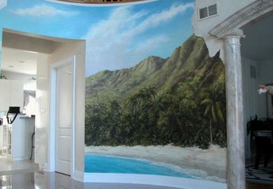 3d wall painting art
