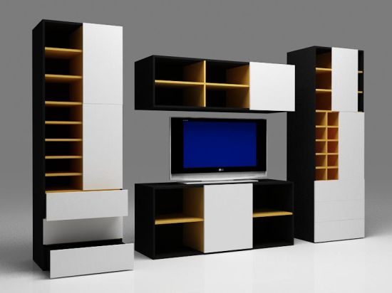 Cas Modular Tv Stand Cum Bookshelf Hometone Home Automation