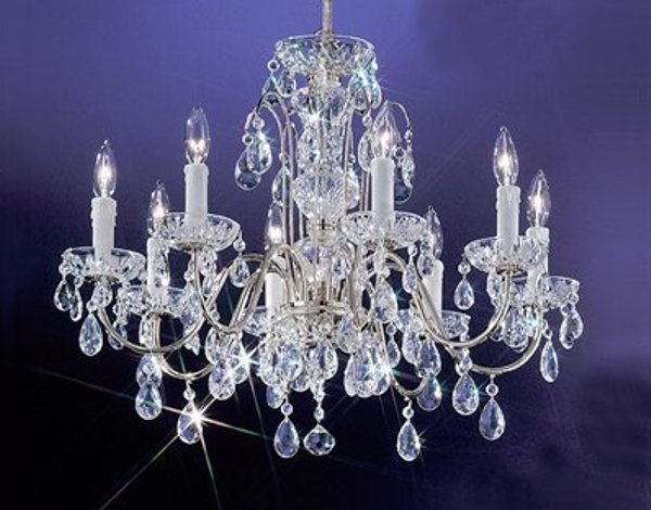 A beautiful chandelier