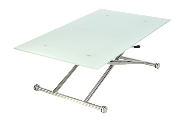 Adjustable Glass Dining Table