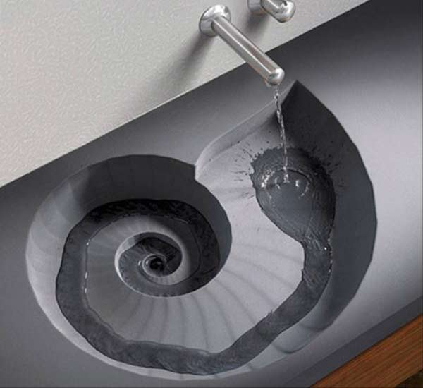 Ammonite washbasin