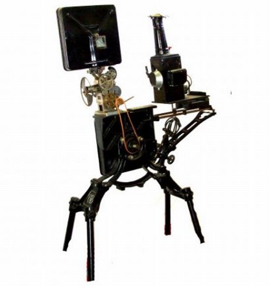 antique powers cameragraph 35mm movie projector