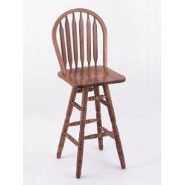 Arrowback Swivel Seat Bar stool