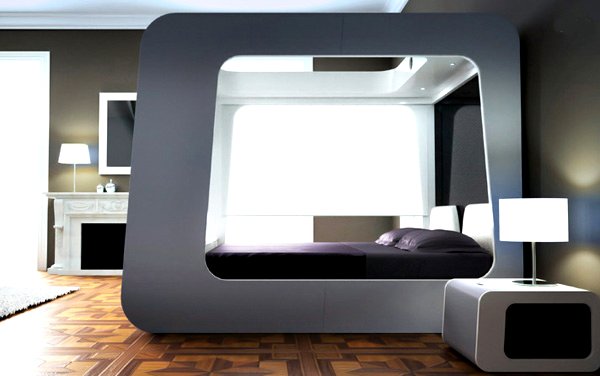 Automated canopy bed