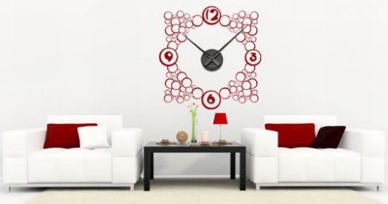 awesome wall clocks wall stickers by dezign with a