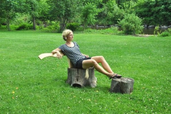 Axe and Stump chair