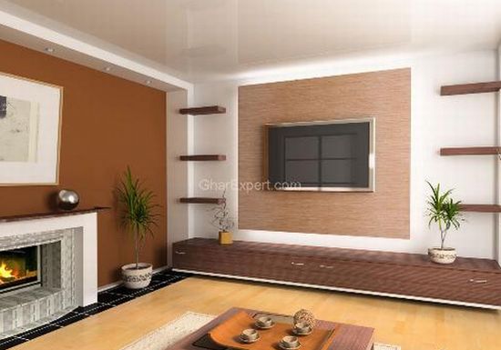 brown color room