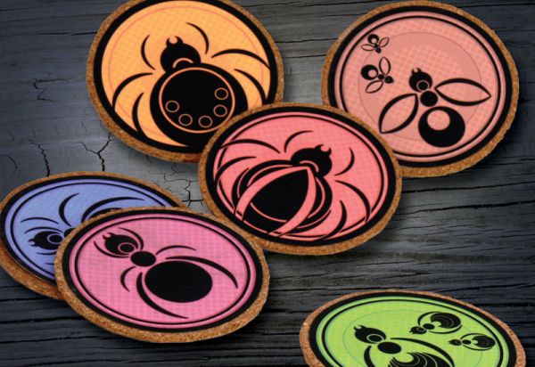 Bug Symbol Coasters