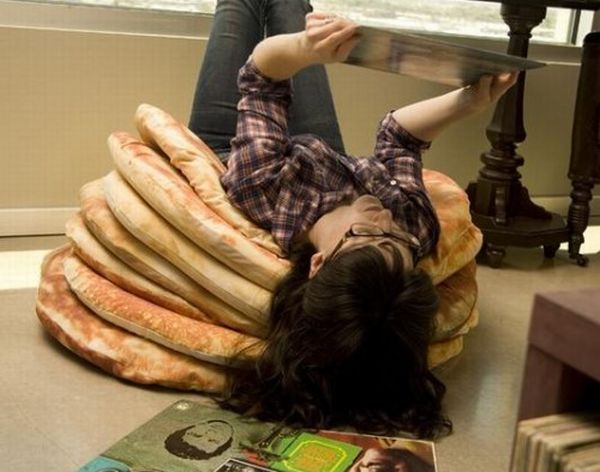 Buttered Pancakes Floor Pillow