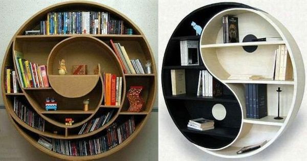 Cardboard Bookshelves