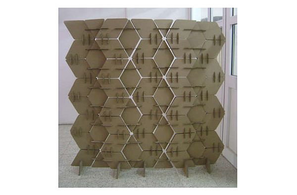 How To Make Your Own Cardboard Room Divider Hometone