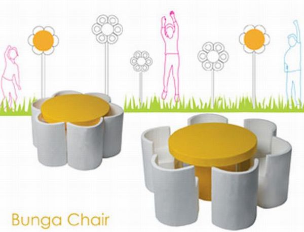 Chairs inspired by flowers