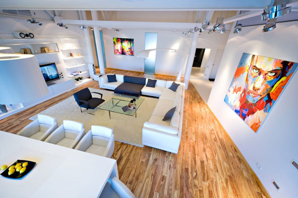 Contemporary loft design