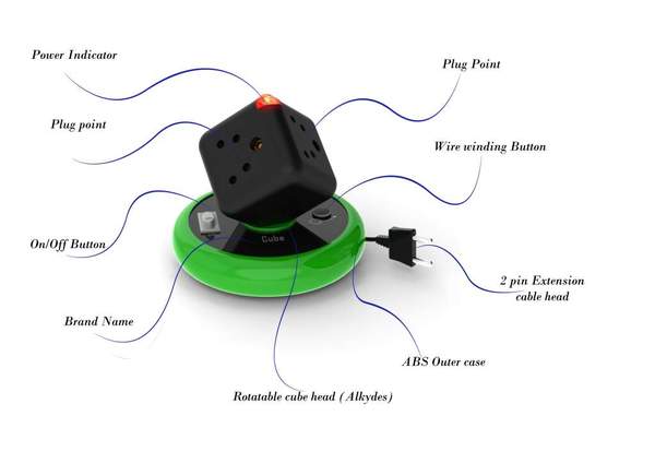 Cube Electrical extension Box