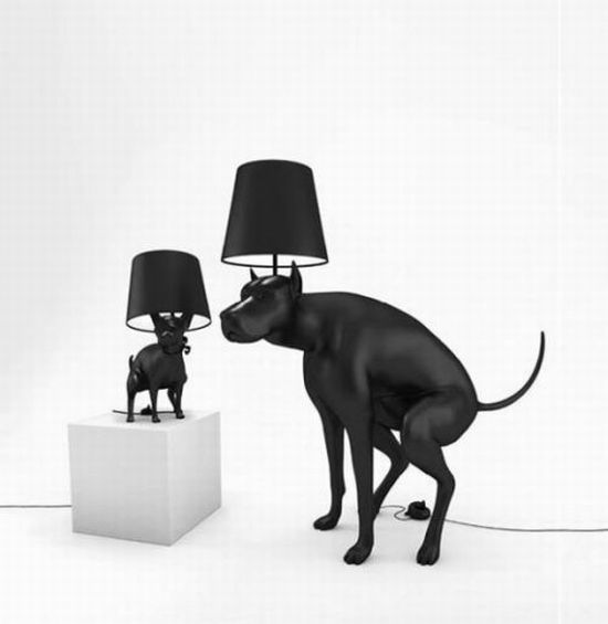 Dog Pooping Lamp