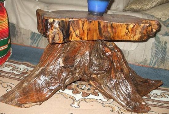 driftwood root table