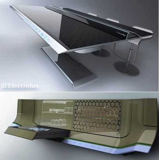 electrolux futuristic kitchen