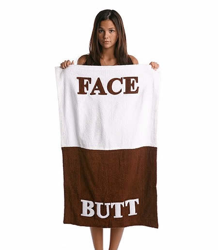 Face-Butt Towels