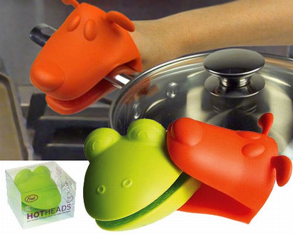 Frog & Dog Hot heads oven mitts