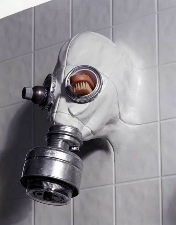 Gas Mask shower