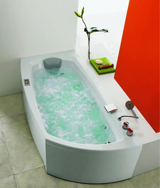 glass idromassaggio linea180 bathtub 7881