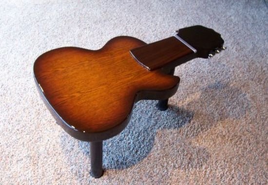 guitar coffee table