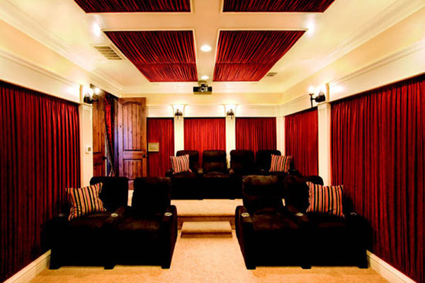 home theater drapes