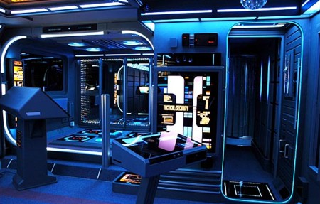 house inspired by the star trek voyager 2263