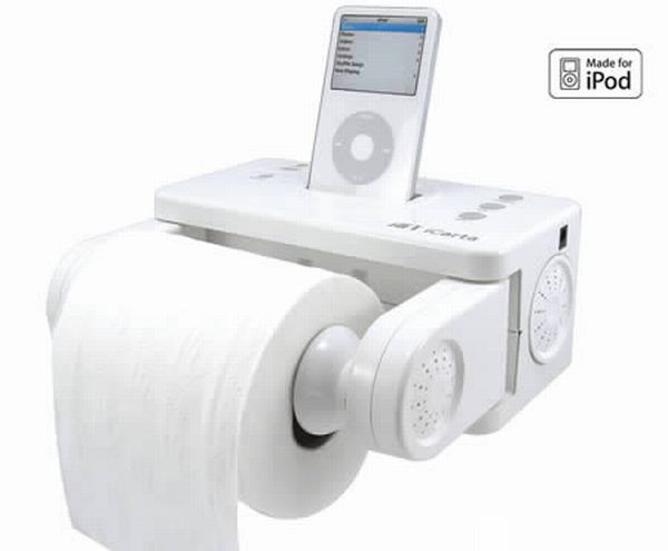 iCarta iPOD Toilet Paper Holder
