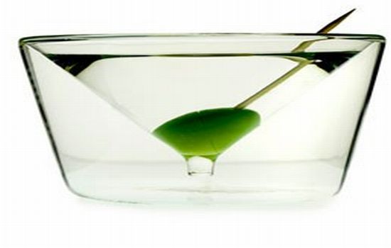 insideout martini glass