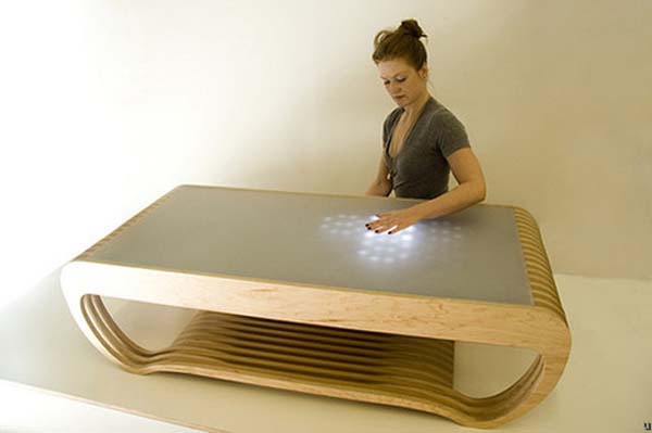 Interactive LED Coffee Table