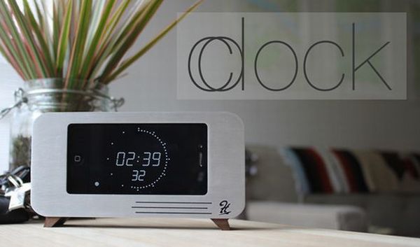 iPhone dock cum clock