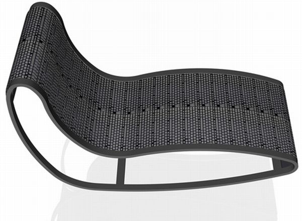 Keyboard lounge chair