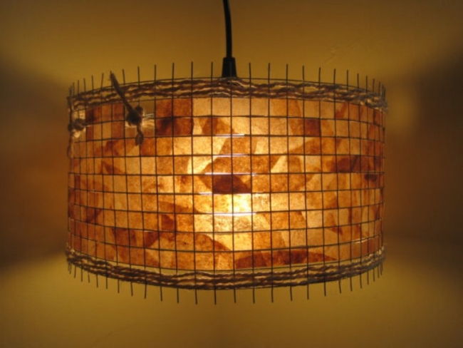 Lampshades Made from Recycled Coffee Filters