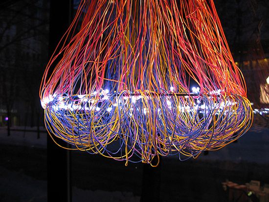 led chandelier electronic crafts