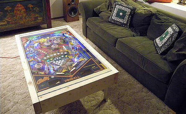 LED Pinball coffee table