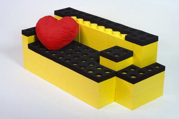 Life-size Lego Sofa