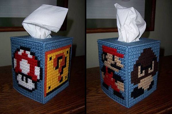 Mario Tissue Box