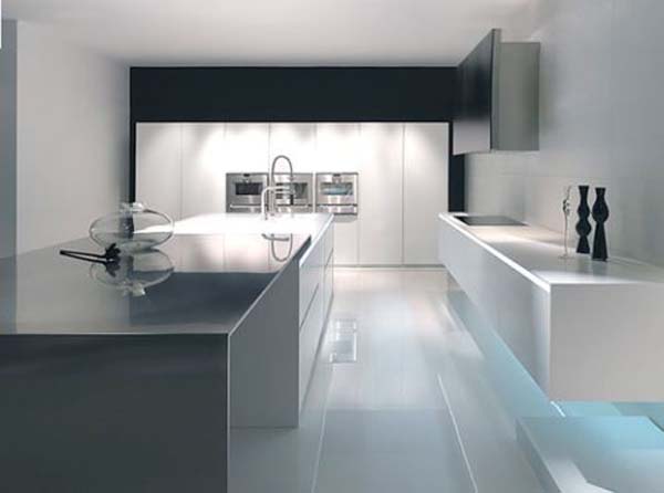 Minimalist and luxurious kitchen design