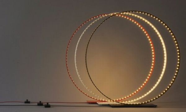 Minimalist LED Ring Lamps