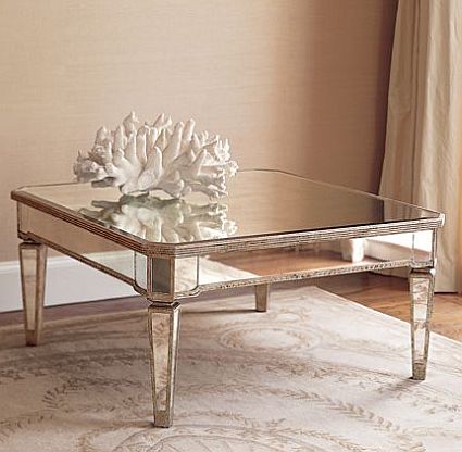 mirrored table 49