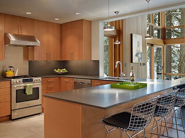Modern west coast kitchen design