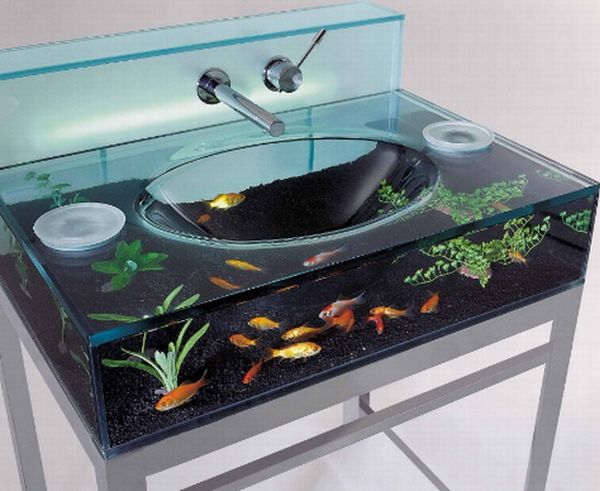 Moody Aquarium Sink/Fish Tank