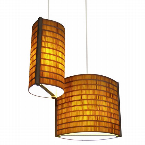 Moso Endgrain Bamboo Lamp