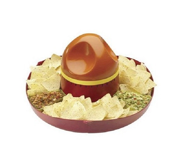 Nacho Fiesta Chip and Dip Server with Warmer
