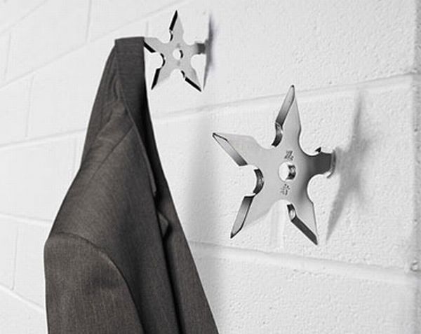 Ninja Star Coat Hook