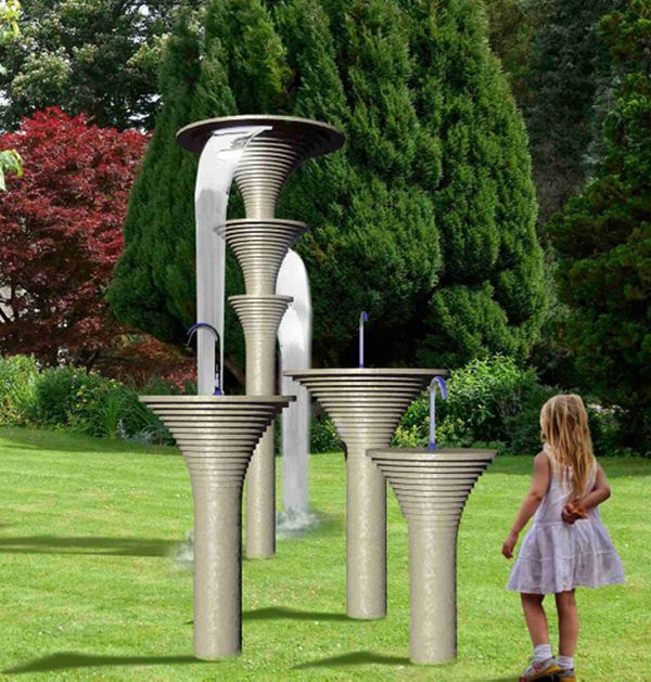 nuUsual Stone Outdoor Shower - Vulcano by Wet