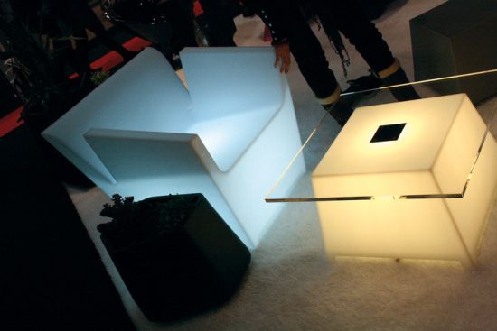 outdoor lighting low table by eric raffy