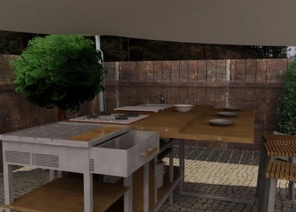 Outdoor kitchen by Joaquin Bastos