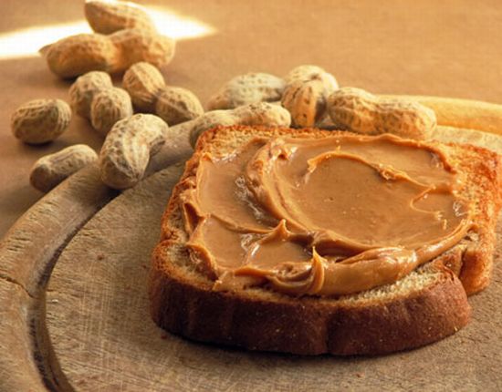 peanut butter and bread